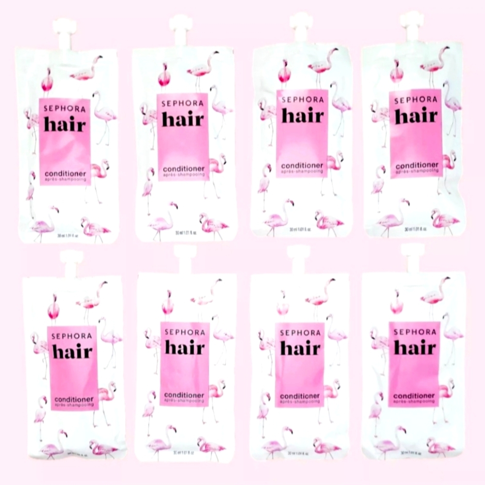 SEPHORA COLLECTION HAIR CONDITIONER 8 PC X 1 OZ 30 ML SAMPLE TRAVEL